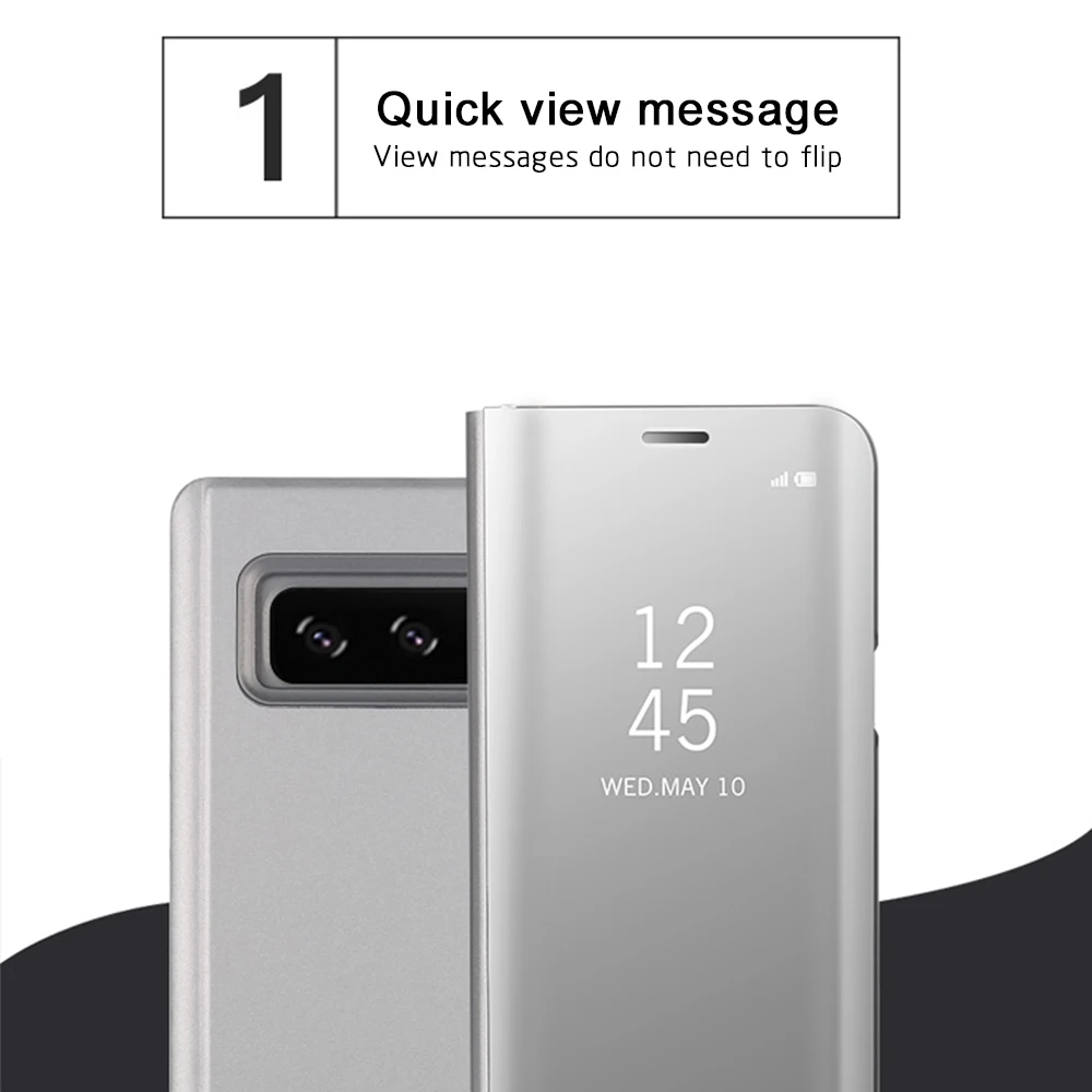 Роскошный зеркальный чехол Smart View Флип Чехол для Samsung Галактика A9lite A6 A8 J3 J4 J6 J7 J5 J7 J2 J3 J5 J7Pro J2 J5 J7prime