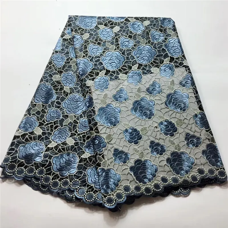 African lace fabric embroidery nigerian High quality swiss voile TL1057 | Дом и сад