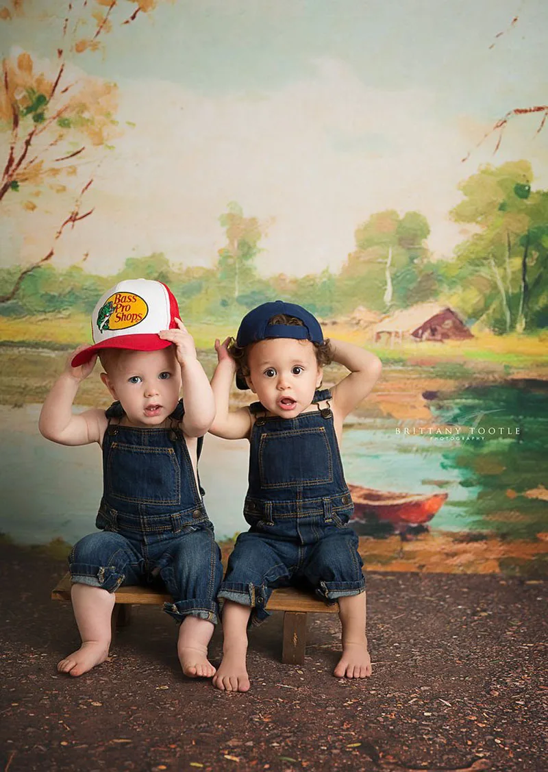 Фон для фотографии для новорожденных на День Рождения с душем для малышей для студии.