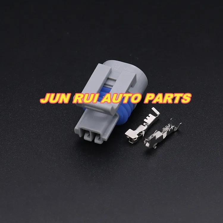 

10sets/lot 2 Pin Socket Female Male Automotive Connector Waterproof Electrical Sensor Connector 12162197 For TPS 2 Pin Socket