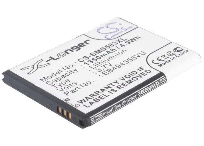 Аккумулятор мобильного телефона для SAMSUNG GT B7510 B7800 S5660 S5660C S5670 S5830i S5830T S5838 S6812i