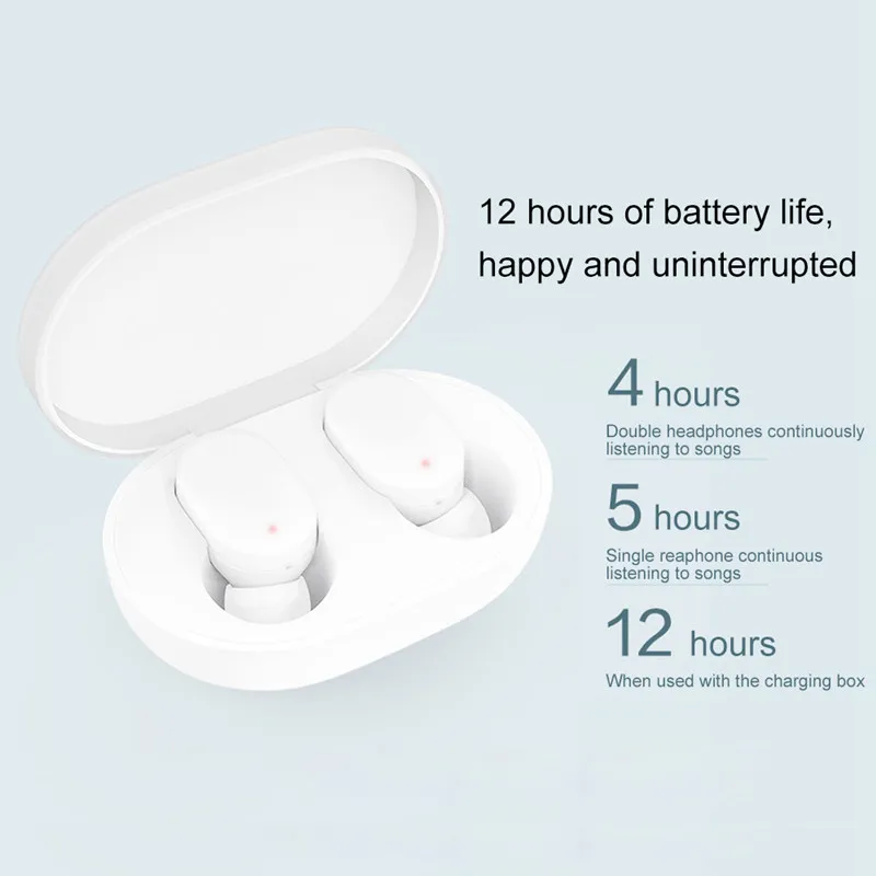 Оригинальные Bluetooth наушники Xiaomi AirDots молодежная версия стерео Mi Mini беспроводная 5
