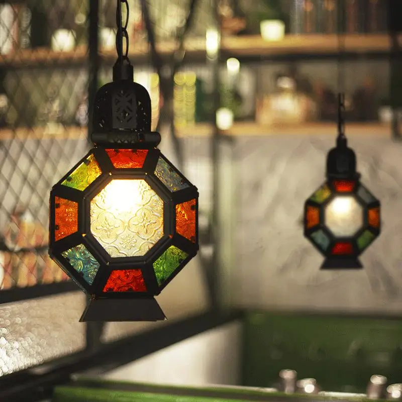 Подвесные светильники с одной головкой подвесные красочные кофейного дерева