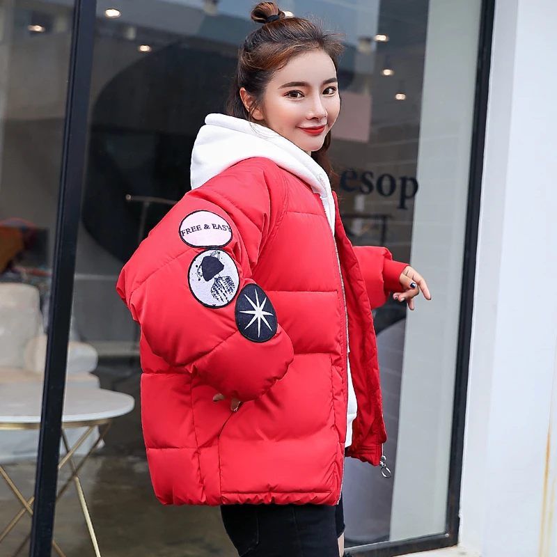 Новое поступление 2019 года зимняя куртка для женщин Oversize Модные женские s пальто