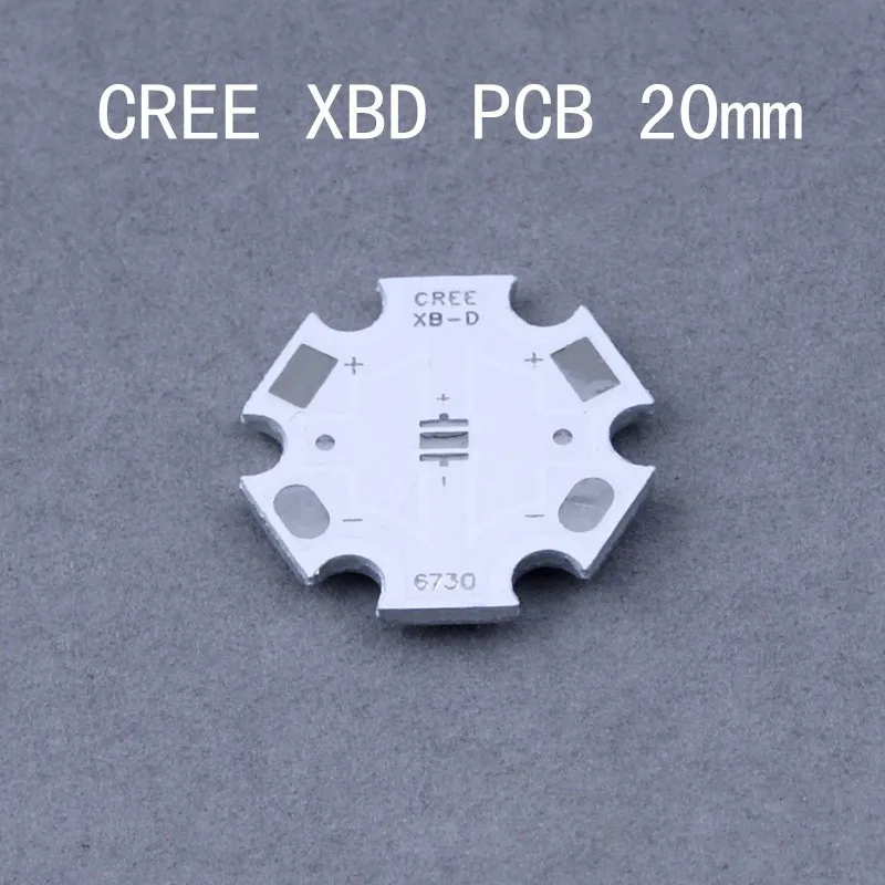 CREE XBD алюминиевая пластина 2525 led PCB dia16m20mm фонарик LED печатная плата | Освещение