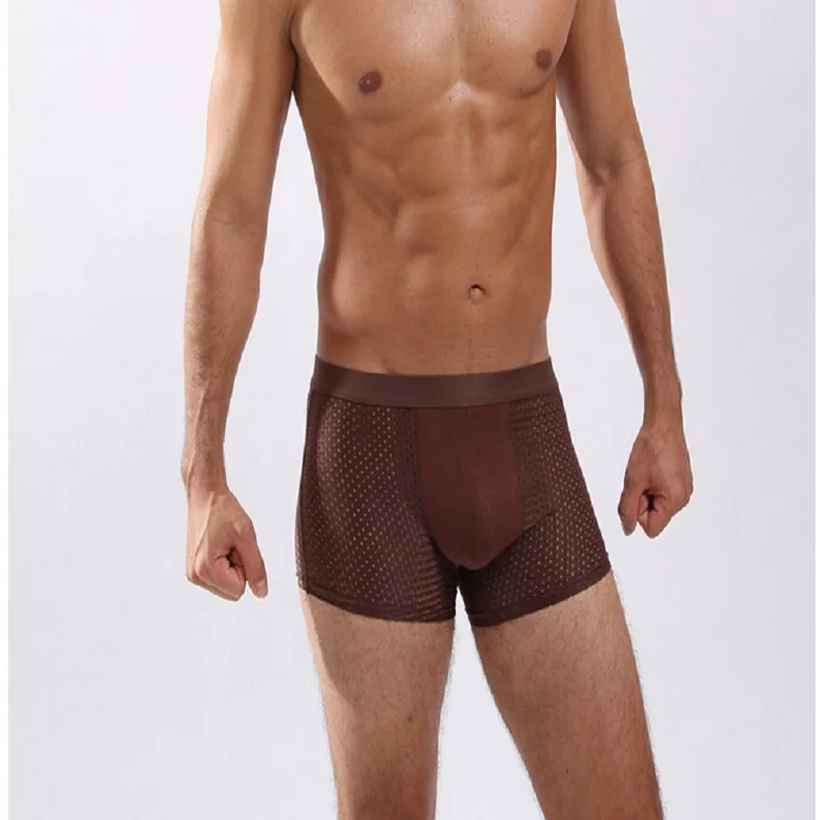 2016 Новинка Обувь с дышащей сеткой Для мужчин боксер Нижнее Бельё для девочек