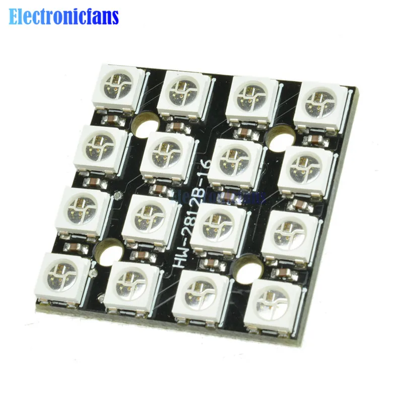 16 бит светодиодный RGB лампы WS2812B 5050 со встроенными драйверами для Arduino |