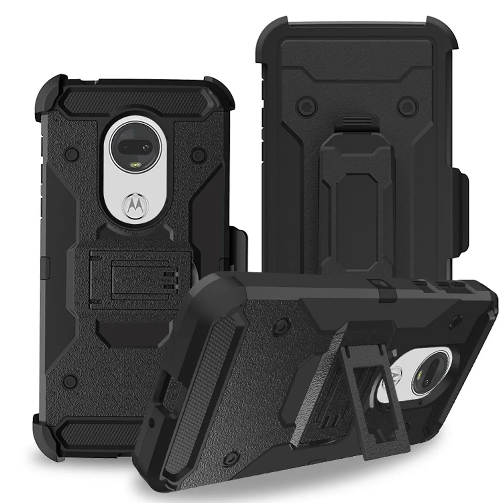 Для Motorola Moto G7 Power/G7 выше XT1955/G7 Play Heavy Armor чехол с зажимом для ремня противоударный LG