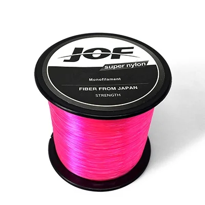 Pink 1000 м нейлоновая леска монофиламентная монолеска для ловли карпа 4 8 12 15 19 22 28 - Цвет: Pink