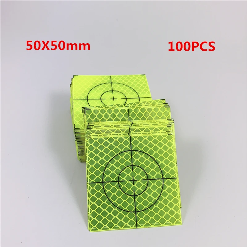 Новинка 100 шт. отражающая пластина 50x50 мм светоотражающая Целевая лента
