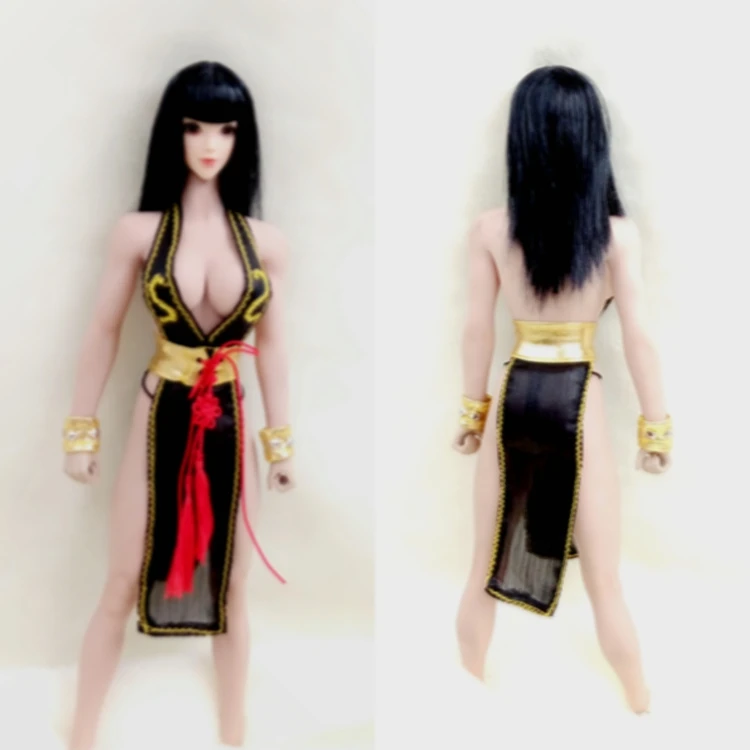 Estartek 1/6 Scale сексуальное платье для костюма Chun Li реквизит 12 &quotPhicen UD Jiaou Doll Фигурка