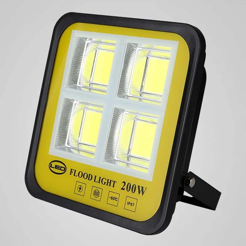 Потока СИД светильник 50 Вт-450 W AC 110 V-240 V высокой мощности проекционной лампы, открытый водонепроницаемый сайт квадратный прожектор для билборда уличный светильник