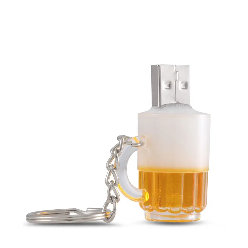 Usb флеш накопитель Biyetimi высокоскоростная бутылка для пива объемом 8 ГБ 16 32 карта