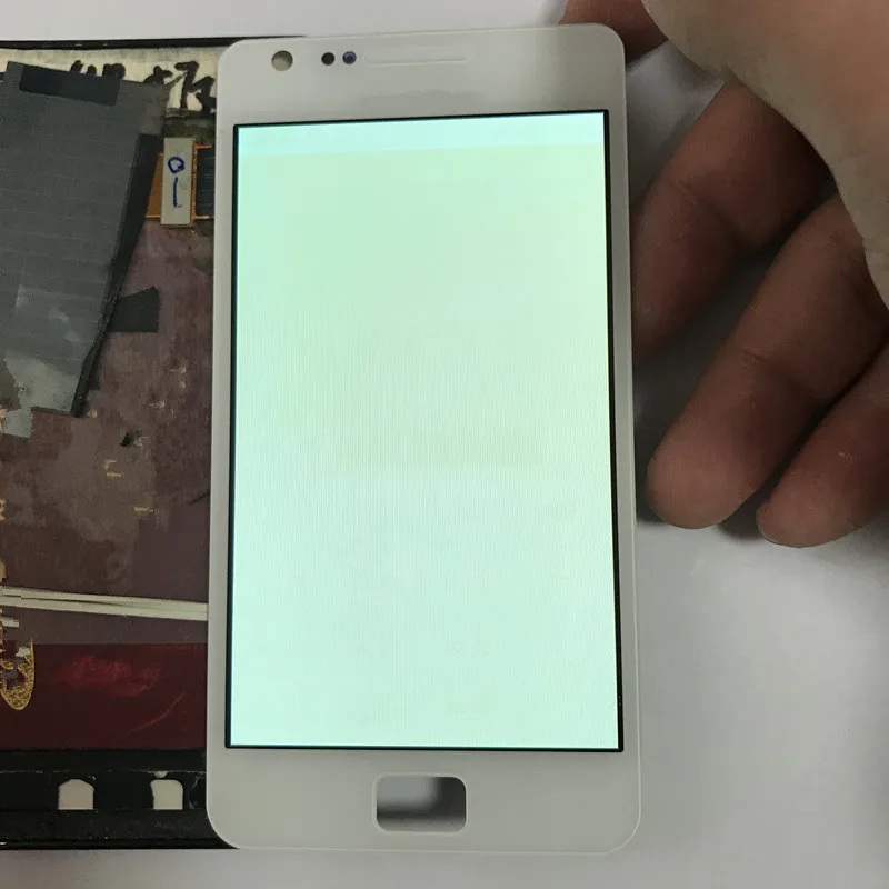 ЖК дисплей Super AMOLED Burn Shadow для Samsung S2 i9100 Galaxy сенсорный дигитайзер в сборе|Экраны