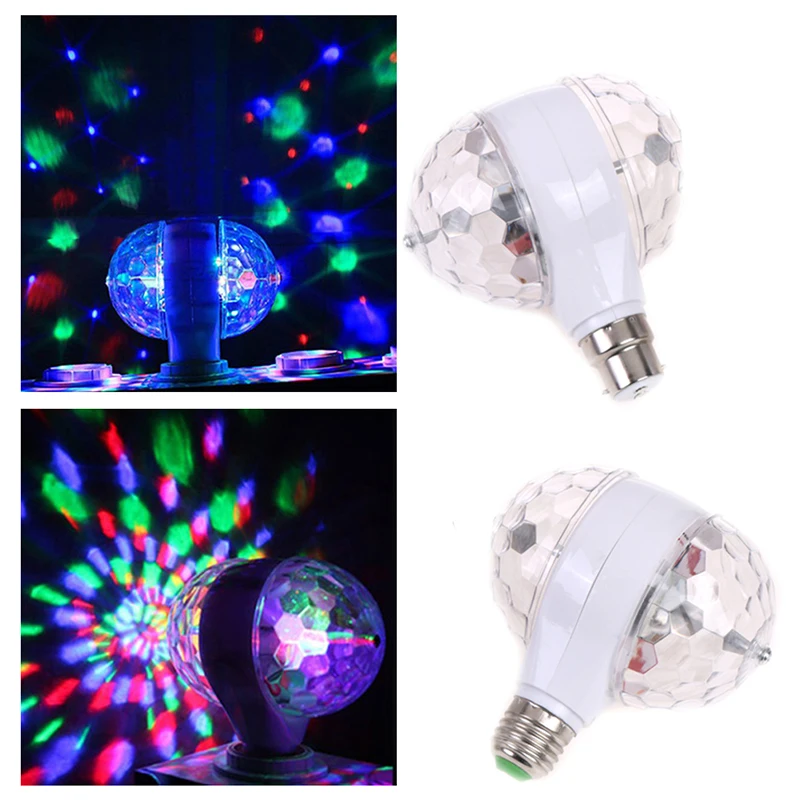 E27 6W RGB светодиодные Рождественские огни для помещений праздничная вечеринка