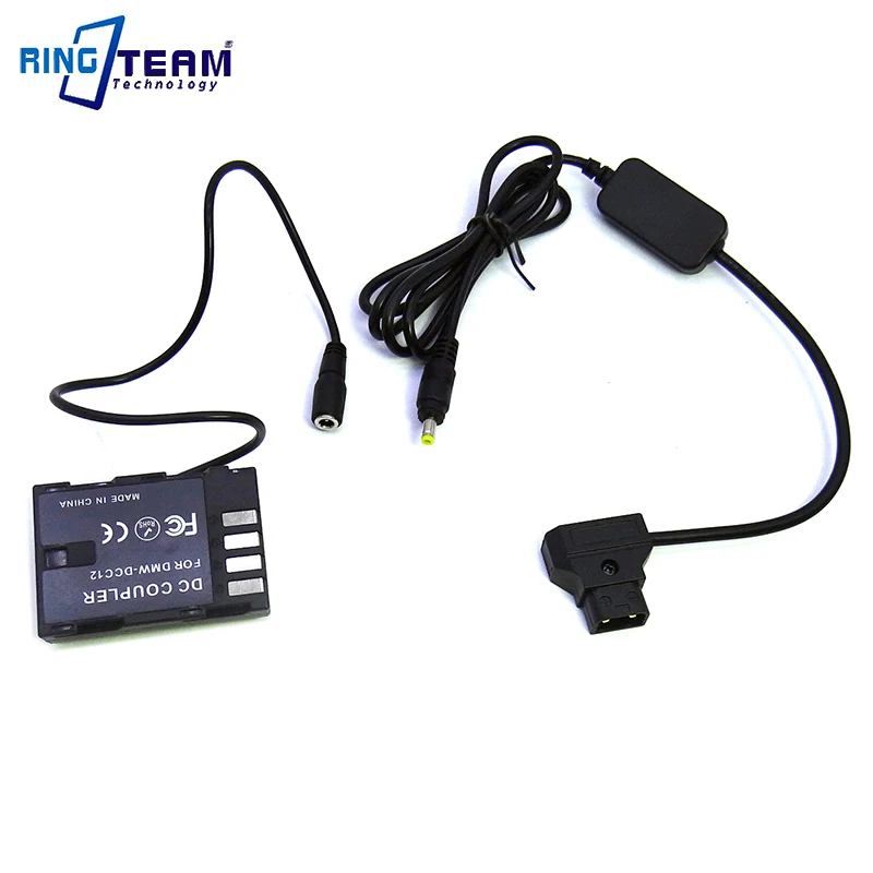 Кабель питания D-Tap 10-24 В + Переходник постоянного тока DMW-BLF19E DMW-DCC12 для камер Panasonic