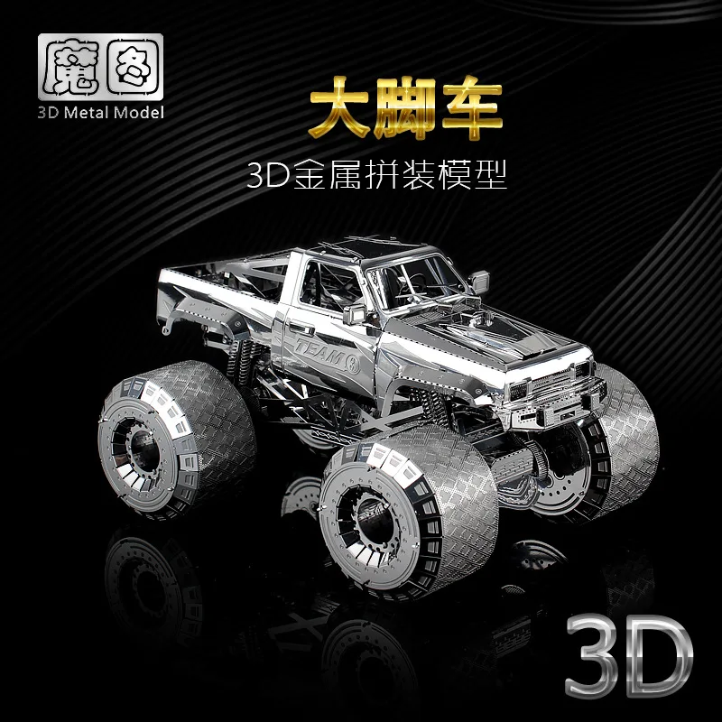 Nan yuan 3D металлическая головоломка OFF-ROADER автомобилей DIY лазерная резка головоломки модель-пазл для игрушки для детей и взрослых настольные украшения подарок