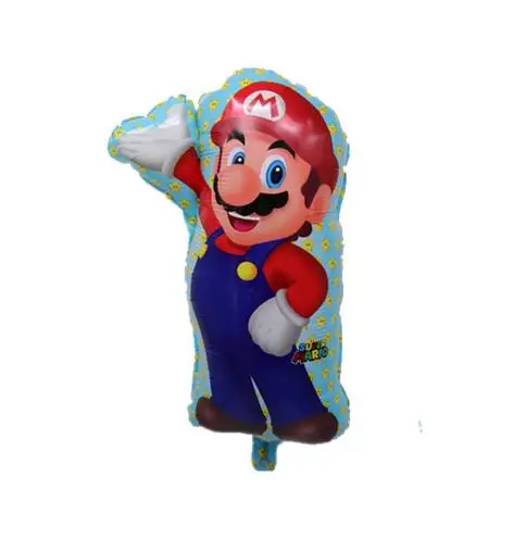 new Mario 1 шт. воздушные шары Супергероя человека-паука, Халка, Бэтмена, фольгированные воздушные шары для детей на день рождения, товары для вечеринки, украшения для детского душа, игрушки - Цвет: new Mario