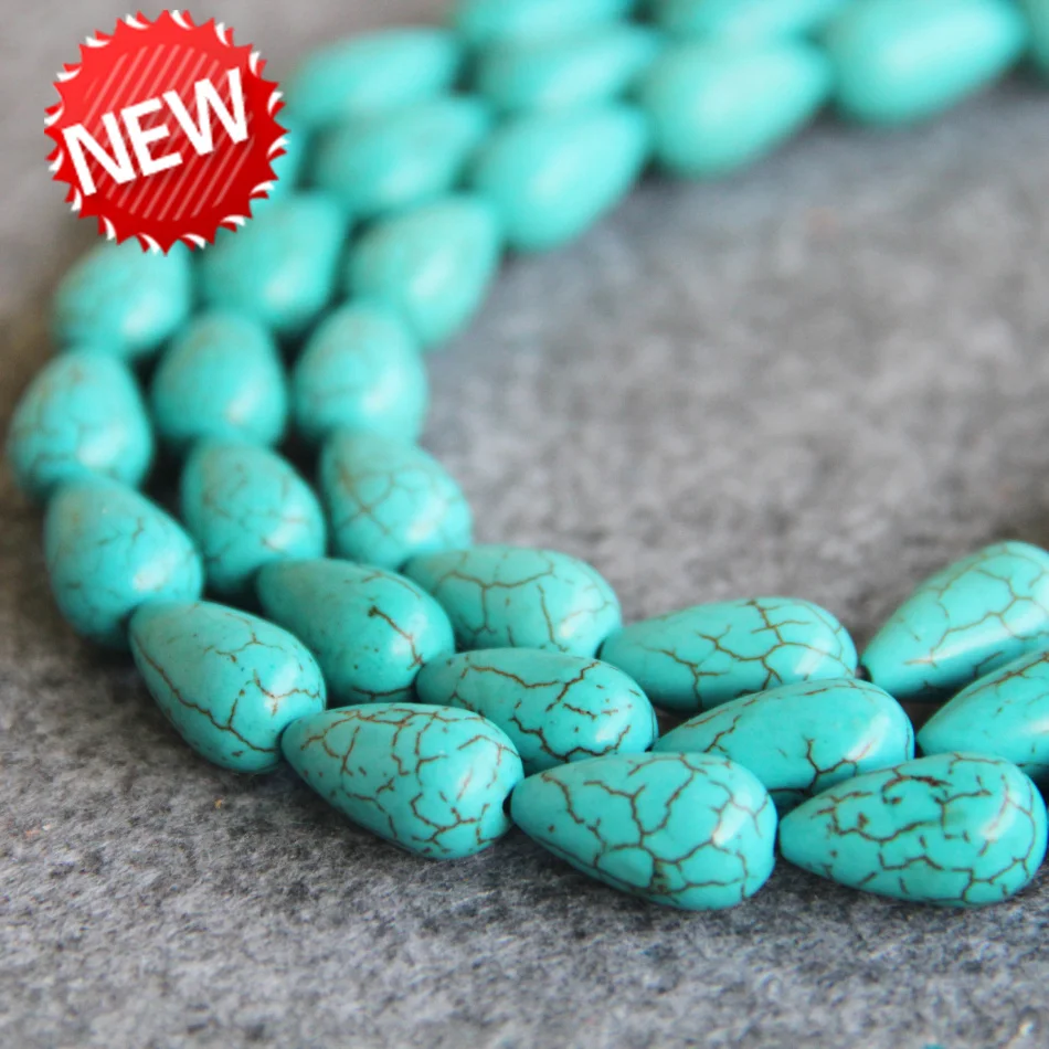 Модные 7*15 мм Подвески натуральная реальная реальность Howlite сделай сам свободный