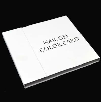 Double-Sided 120 Tips Nail Gel Polish Color Card Display Full Boards Practice Show Case Books |