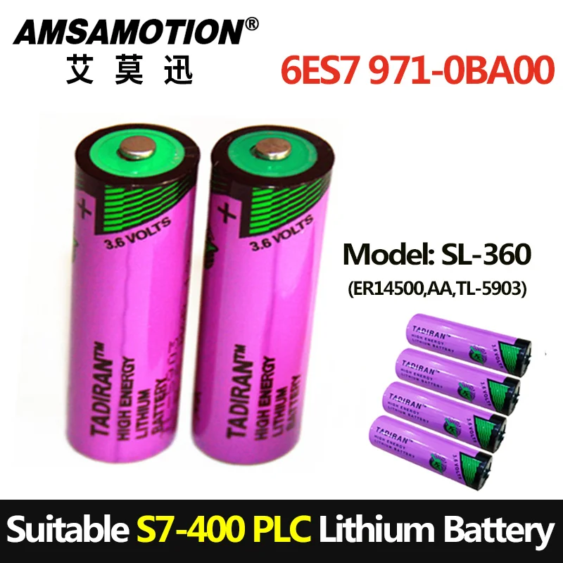 Внешняя Аккумуляторная Батарея TADIRAN Φ PLC 6ES7971 0BA00 для Siemens 3 6 V AA литиевая батарея