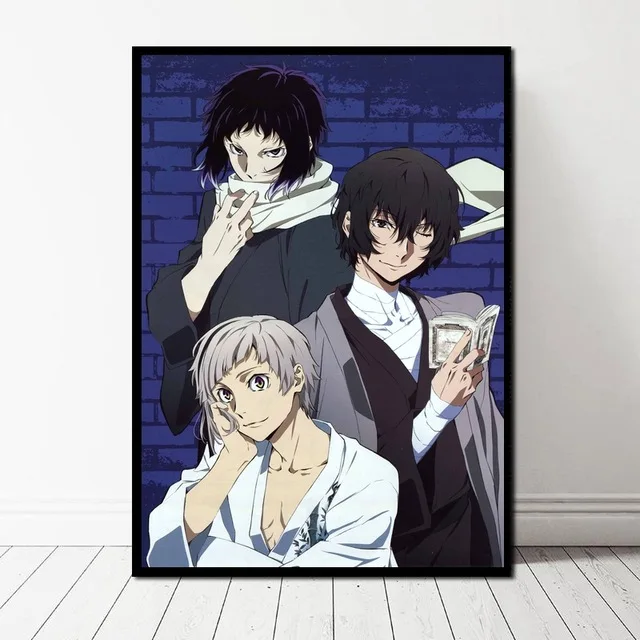 Домашний декор 5D алмазная картина вышивка Bungou бродячая живопись с изображением собак аниме настенная живопись полная квадратная дрель вышивка крестиком подарок ручной работы - Цвет: Diamond  HE23736-05