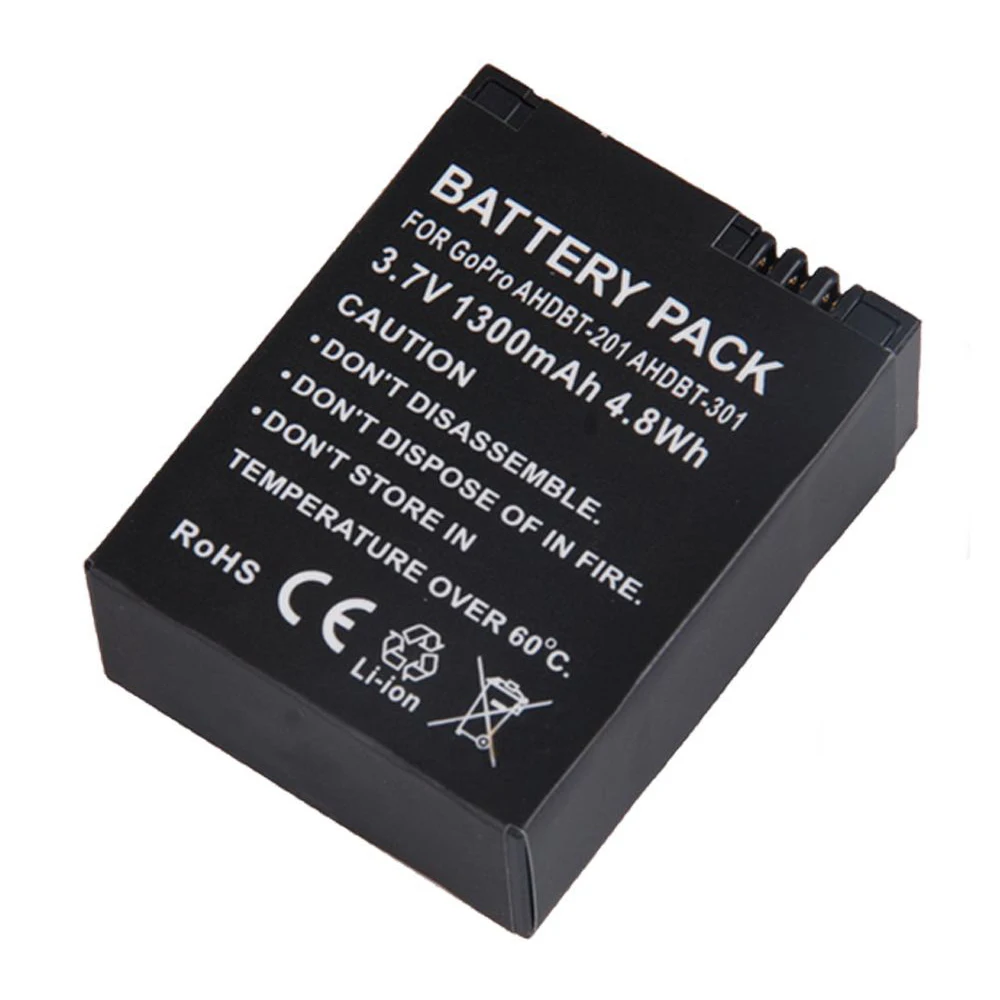 Аккумулятор камеры для GoPro HERO3 Black AHDBT 301/201|battery for gopro|battery forbattery battery |