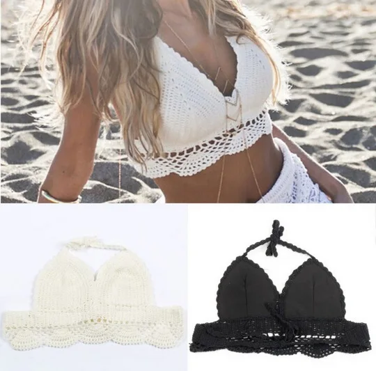 2015 New Summer Women Vintage Bustier Crop Top Camisole Camis Sexy Hollow Out Lace Bralette Fashion Crochet Cropped Tops Tees | Женская