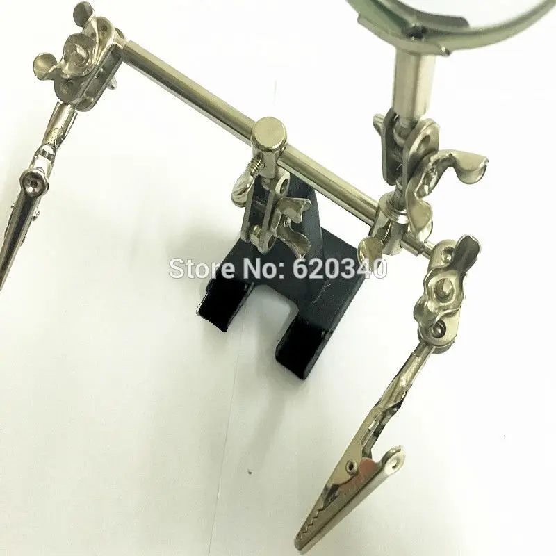 Подставка для паяльника третья рука Вспомогательный зажим тиски инструмент с