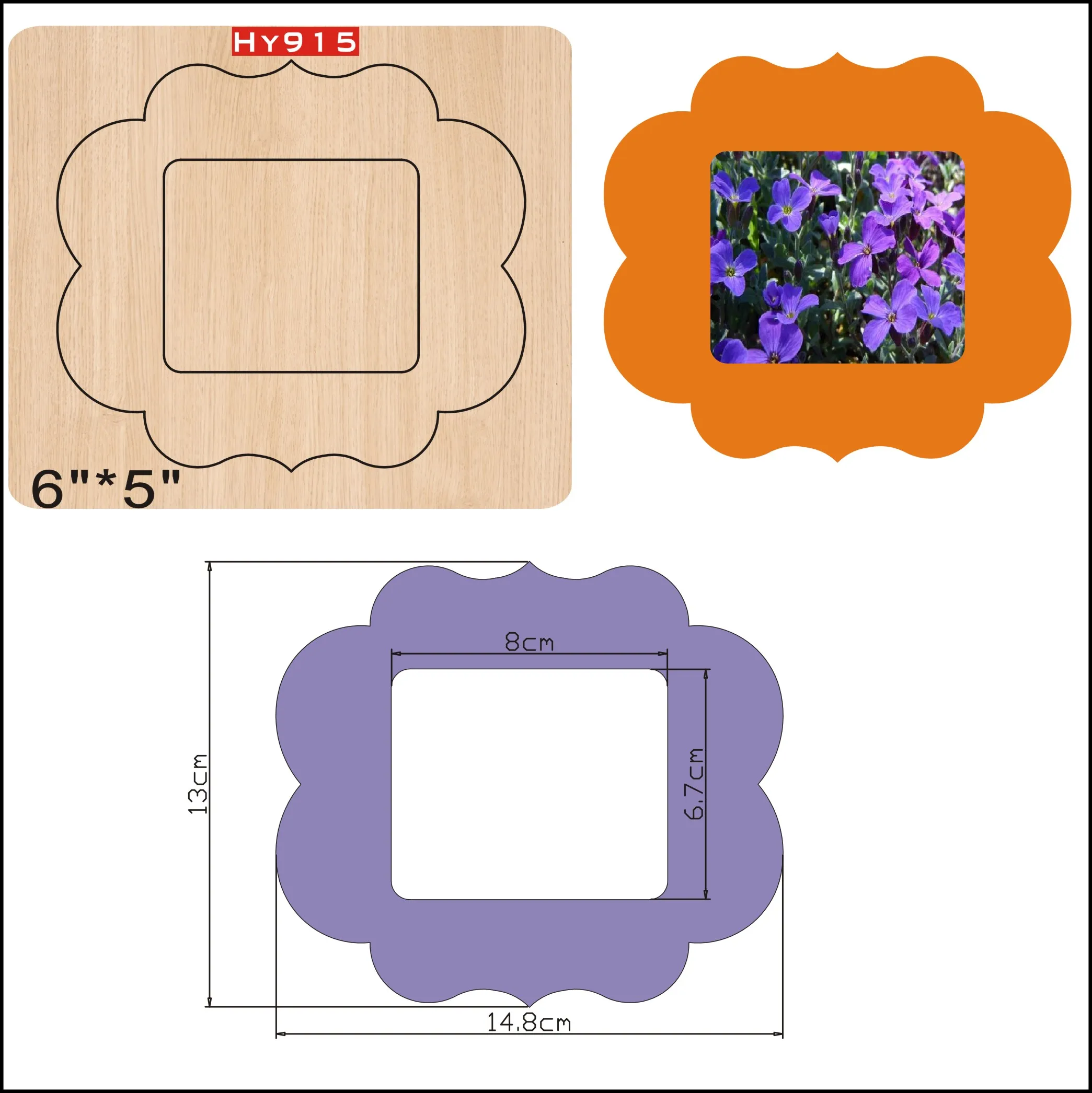 

Photo frame cutting dies 2019 die cut &wooden dies Suitable for common die cutting machines on the market