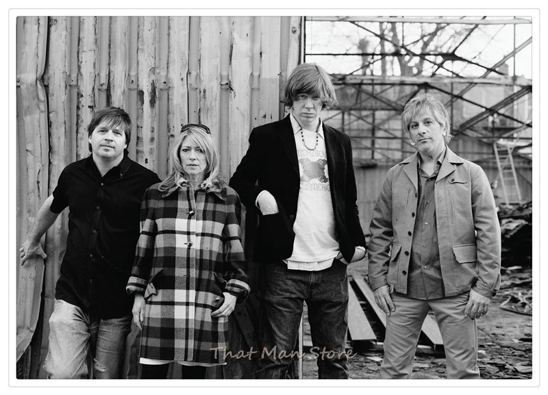 Sonic Youth панк-рок украшения для дома, белая крафт-бумага, плакат, рисунок, наклейки на стену