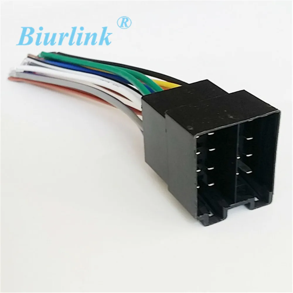 Biurlink 10 x Универсальный ISO 16Pin радио жгут кабель провода для VW Audi Citroen|radio harness|universal