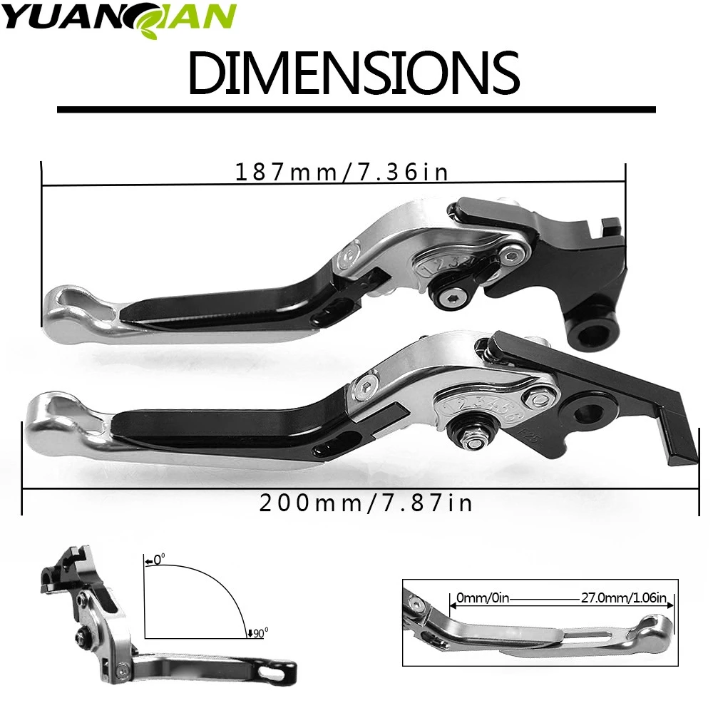 Мотоциклетные тормоза для MT09 CNC регулируемые рычаги и сцепления YAMAHA MT-09 MT 09 Tracer SR