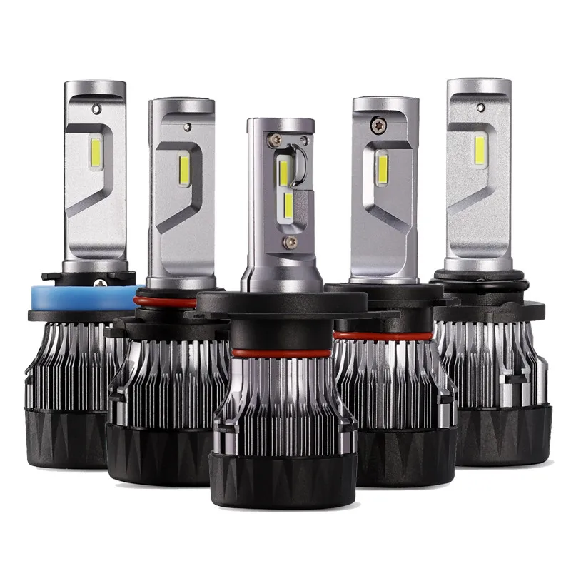 1 комплект H4 HB2 60 Вт 5000LM мини размер светодиодные фары H7 H8 H9 H11 9005 9006 9012 HB3 CSP Chips Focus Beam белый 6000K передняя лампа