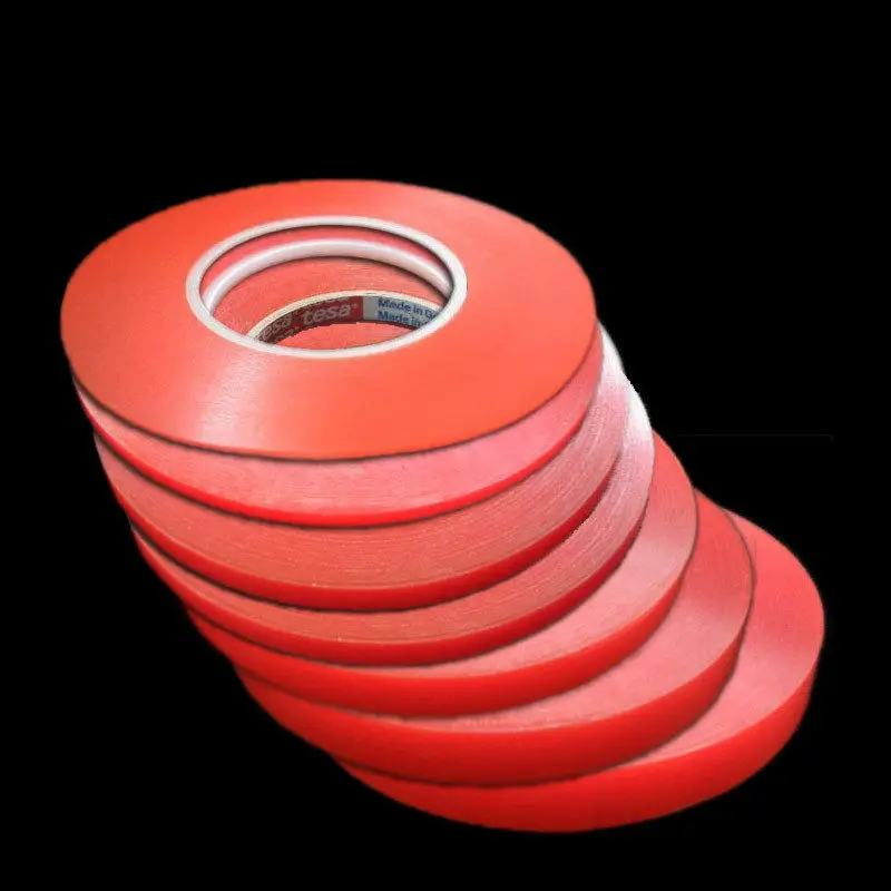 Термостойкая Двусторонняя прозрачная клейкая лента ширина 50 м 8 мм