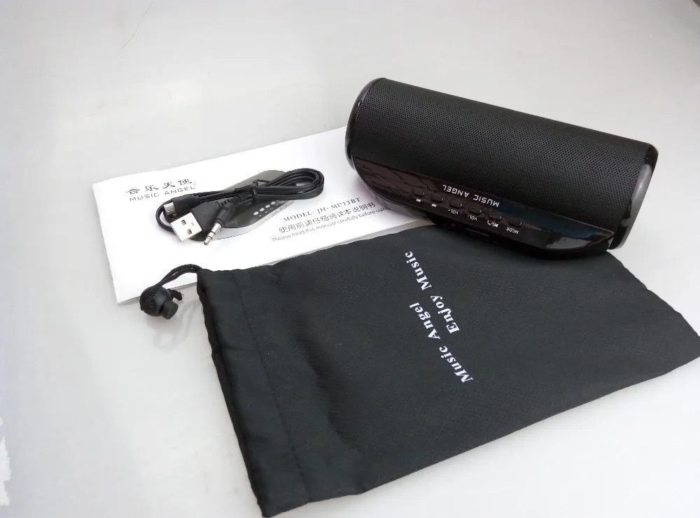 Музыка Ангел JH-MD13BT 4 Вт* 2 Bluetooth 4,0 беспроводной радио динамик с FM TF SD карта Колонка со слотом громкой связи вызов, загрузка