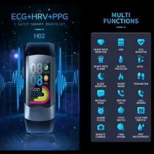 Спортивные Цифровые Смарт-часы SPOVAN для мужчин, фитнес-часы с пульсометром, фитнес-браслет с измерением артериального давления, ЭКГ, HRV,PPG