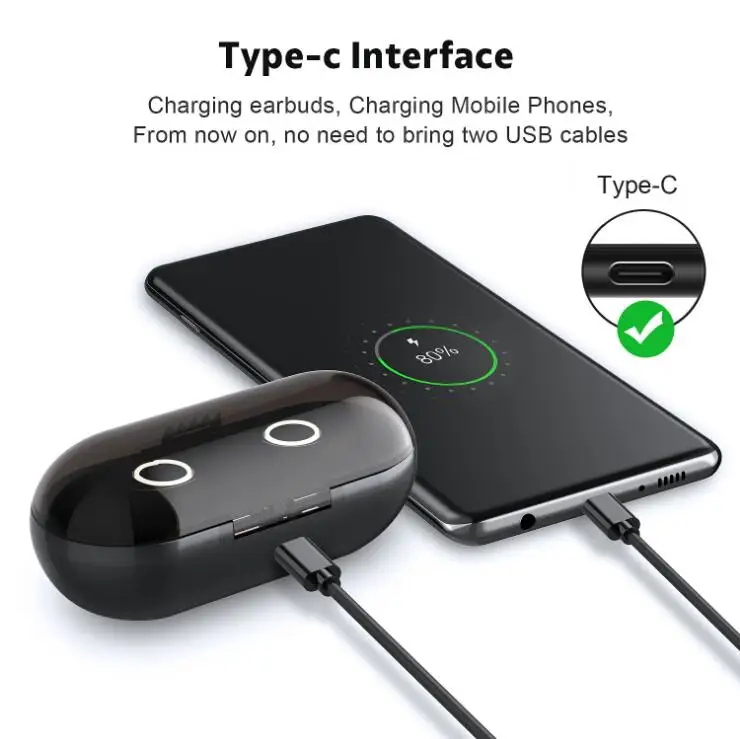 Anomoibuds капсулы TWS беспроводные наушники V5.0 Bluetooth наушники гарнитура глубокий бас стерео звук спортивные наушники для samsung Iphone