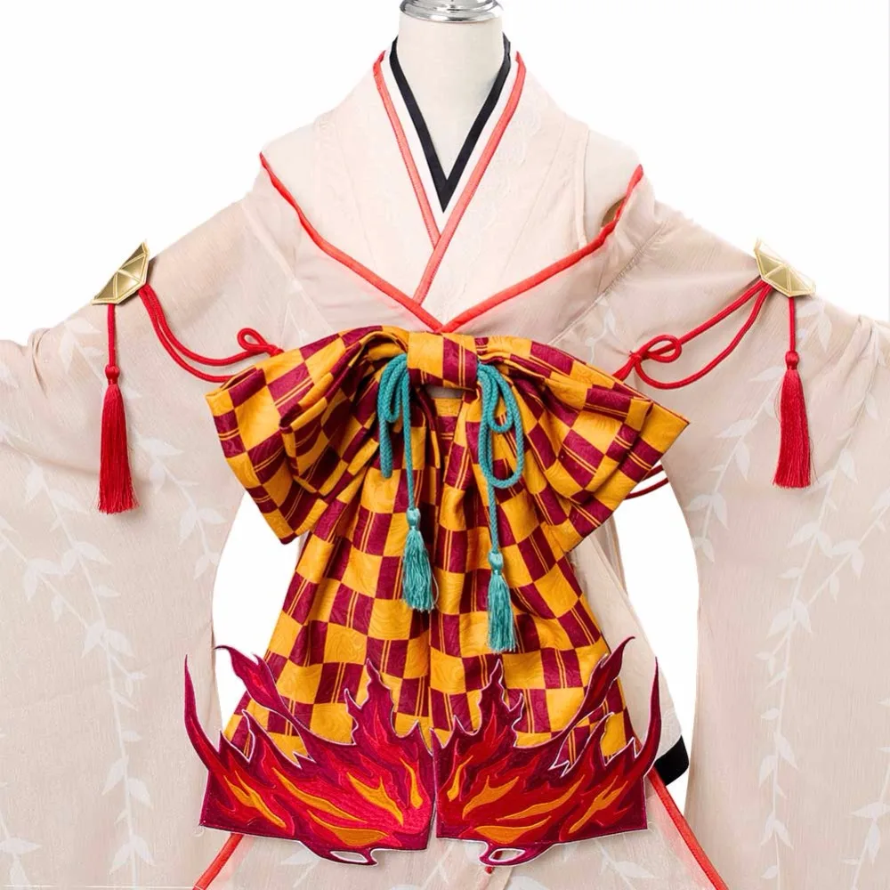 Onmyoji Косплей SSR Shiranui дайвер Али кимоно костюм платье наряд полный для женщин