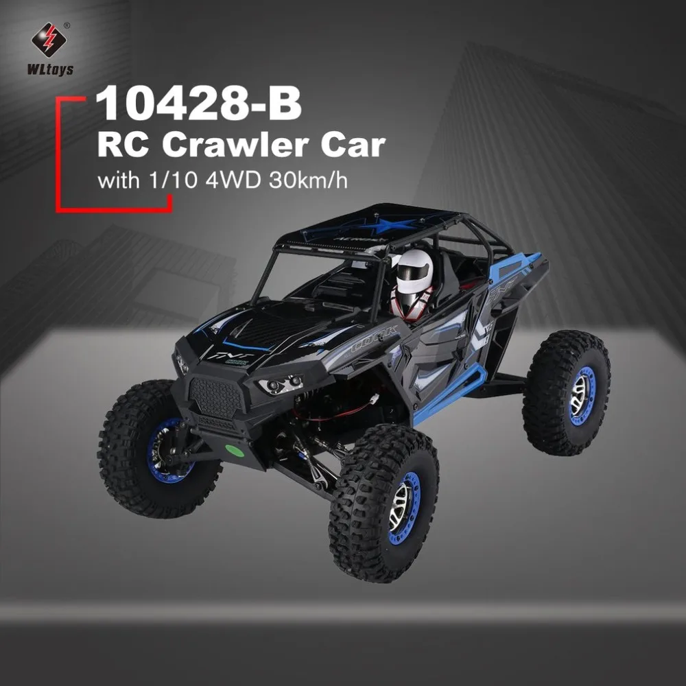 Wltoys 10428-B 1/10 весы 2 4 ГГц 4WD 30 км/ч скалолазание высокая скорость RC Гусеничный