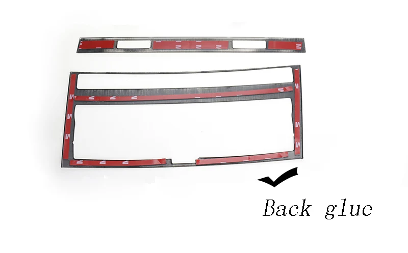 Автомобильный Стайлинг центральная консоль кондиционер CD Панель рамка наклейки Накладка для Audi A6 C5 C6 Нержавеющая сталь Авто аксессуары