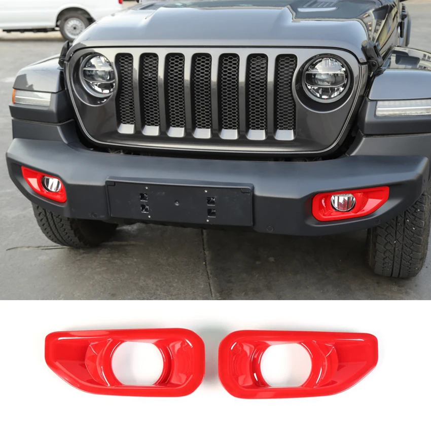 JXKaFa для Jeep Wrangler JL 2018 + Автомобильные передние противотуманные фары декоративная