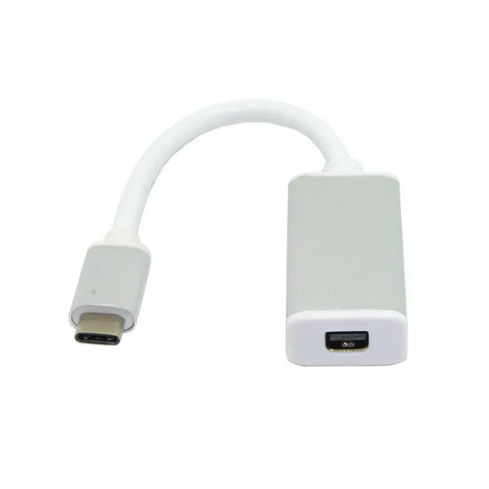 Jimier USB C 3 1 Type для Mini DP DisplayPort 1080p HDTV адаптер с серебряным чехлом|Компьютерные кабели