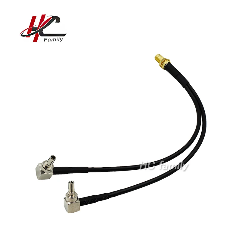 15 см 30 4G LTE модем кабель sma гнездо к y Тип TS9 CRC9 угловой разъем сплиттер Сумматор