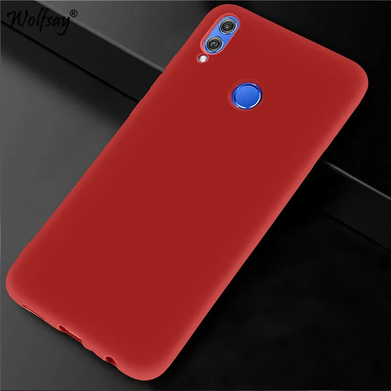 Чехол для Huawei Honor 8X мягкий резиновый силиконовый матовый защитный чехол из ТПУ