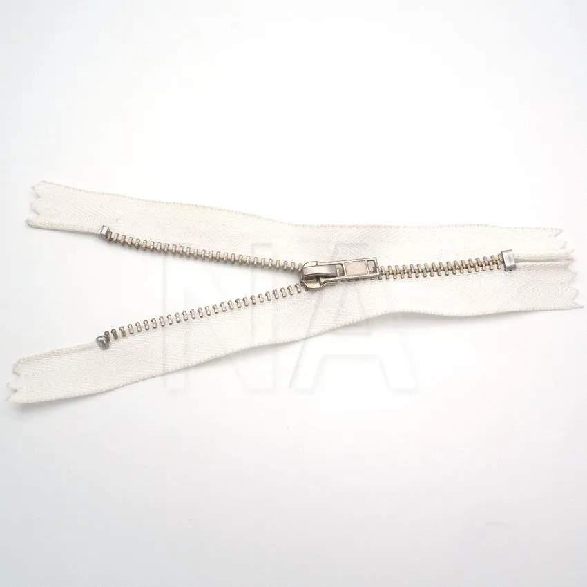 #4 Белый Черный Хаки Швейные металлические молнии короткие закрытые высокого