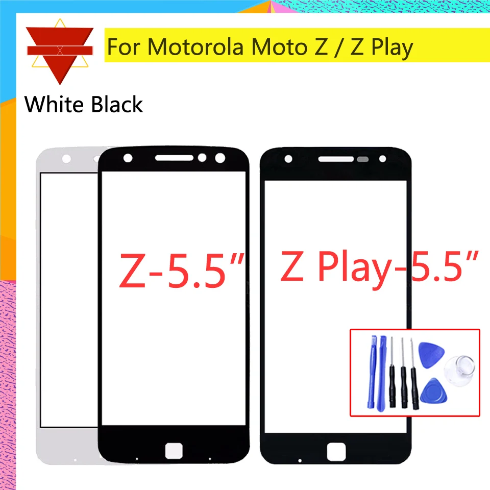 Touchsreen для Motorola Moto Z Droid XT1650/Z Play XT1635 сенсорный экран передняя внешняя стеклянная