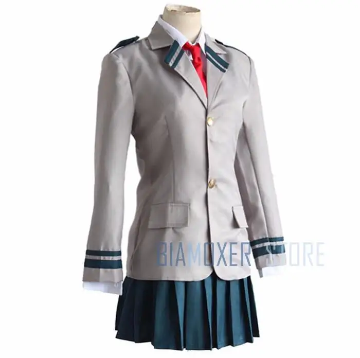 Аниме Boku no Hero Academia Midoriya Izuku Bakugou Katsuki OCHACO URARAKA Косплей Костюм мой герой школьная