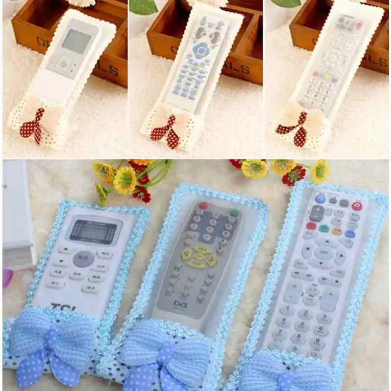 1 шт. креативный вязаный кружевной пульт дистанционного управления защита от