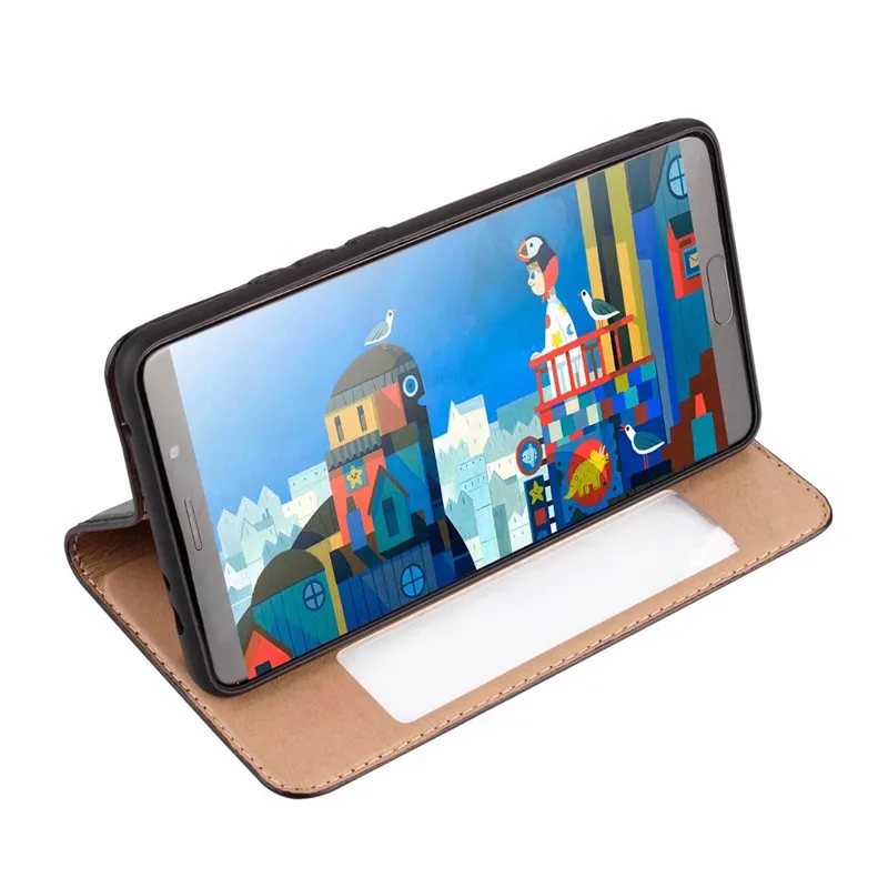 Smart Чехол чехол для Huawei Коврики 10 оригинальный бренд с Fundas окна Книга Флип
